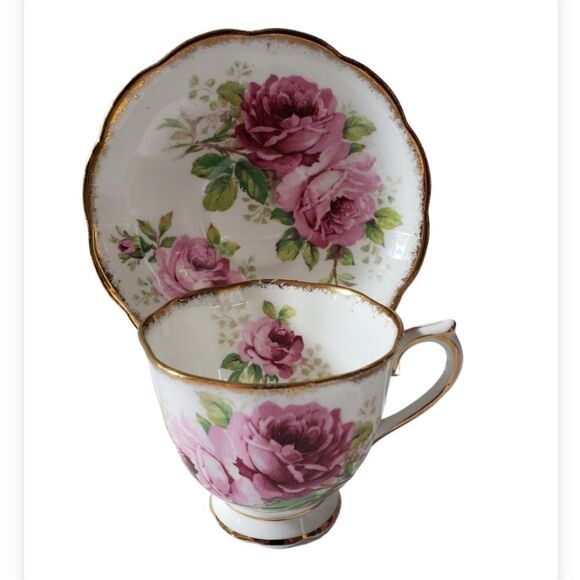Royal Albert American Crown China Cup & Saucer - Picture 1 of 10